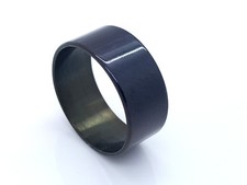 Bague Noire En Acier