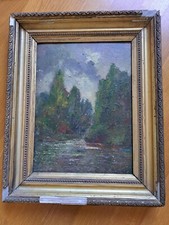 Huile sur panneau ancienne