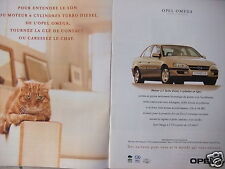 1996 OPEL OMEGA 2.5 TURBO IESEL 6 CYLINDER ADVERTISING - CHAT - ADVERTISING