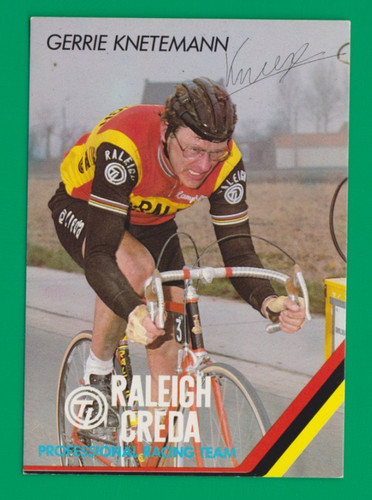 Cyclisme carte cycliste gerrie - carte,