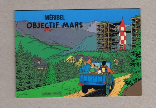 Tintin hergé carte postale - /,