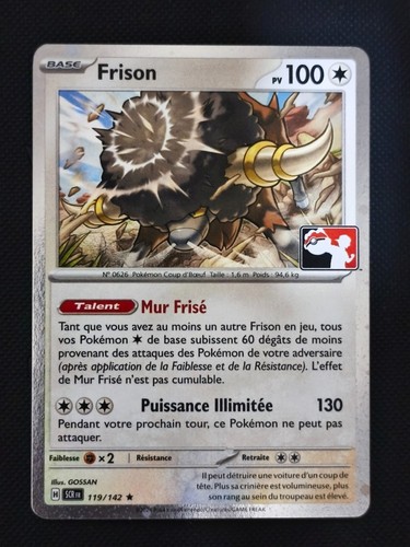 Carte pokemon frison 119 - carte,