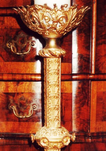 Bronze doré table laiton - bronze,