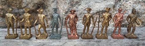 Lot figurines métal soldats - 9,