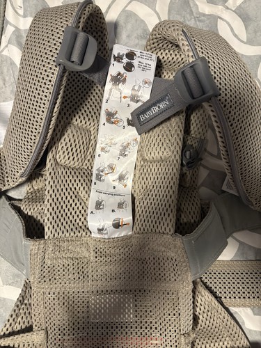 Babybjörn one mesh gray baby - one,