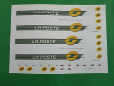TRAIN. ECHELLE  HO. DECALCOMANIE POUR TGV LA POSTE. 