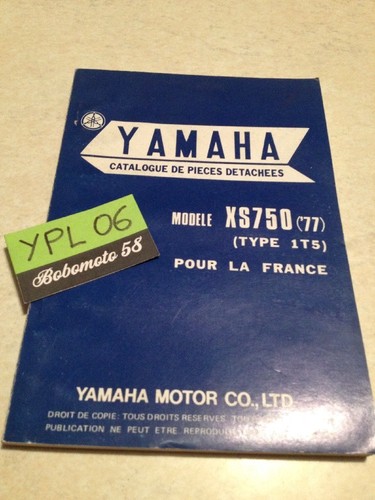 Yamaha moto xs750 - 1t5, xs
