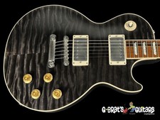 2005 GIBSON LES PAUL CUSTOM SHOP CLASS 5 QUILT TOP ~ TRANSLUCENT BLACK