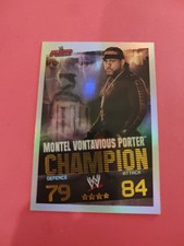 Montel Vontavious Porter Champion Brilliant Card Catch Topps Slam Attax...