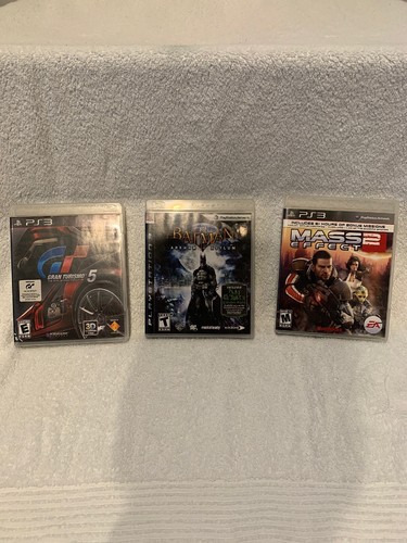 Ps3 lot gt5 batman arkham - lot,