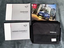 GENUINE NISSAN QASHQAI 2013-2017 OWNERS MANUAL HANDBOOK AUDIO WALLET PACK G-283