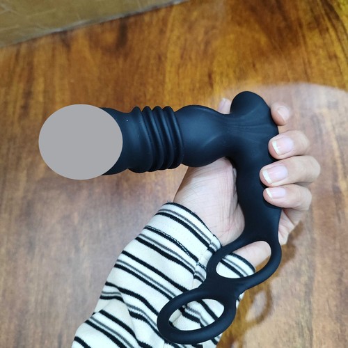 Vibrateur butt plug - bague, gode