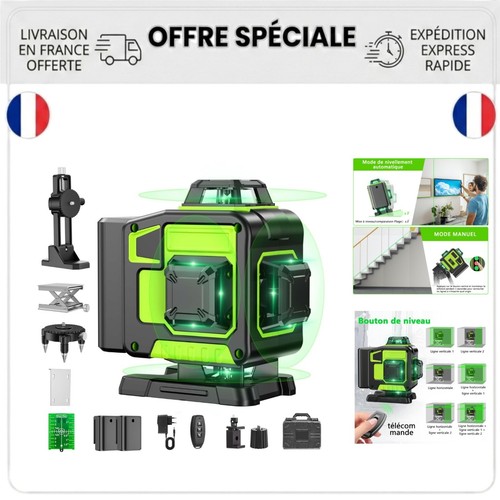 Niveau laser vert - , 360°