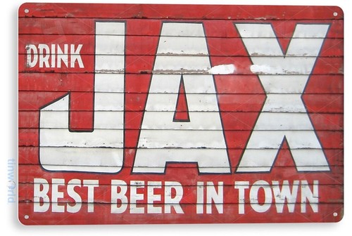 Tin sign jax - tin,