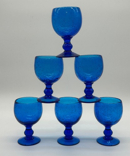 Verre biot bleu bulle - biot,
