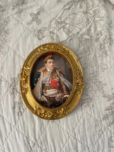 Cadre doré ovale - cadre,