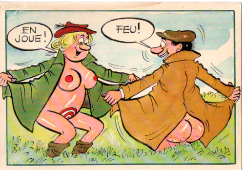 Carte postale humoristique - carte,