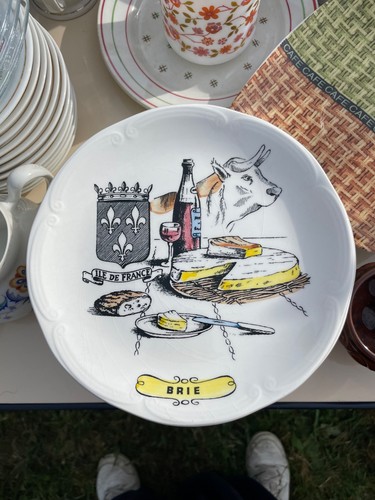 Lot assiettes fromage - 6,