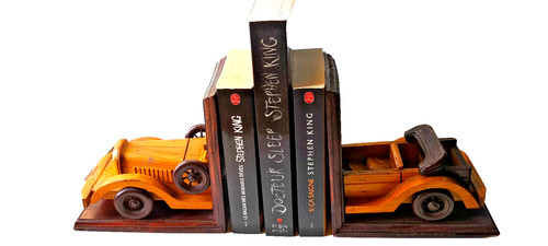 Paire serre livres vintage - de,