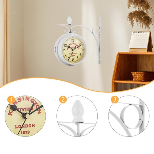 Horloge murale double face - , au