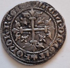 Carlin , Comté de Provence Robert d'anjou déb XIVeme siècle, en très bon état