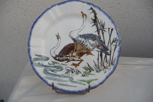 Assiette dessert faience - a,
