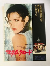 Madame Claude 1977 Françoise Fabian Juste Jaeckin Film Flyer Mini Affiche Japon