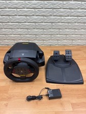 Logitech Momo Force Feedback Wheel & Pedals PC Sim Racing WITH ADAPTER