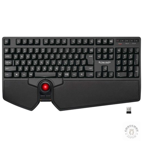 Clavier trackball usb elecom - trackball,