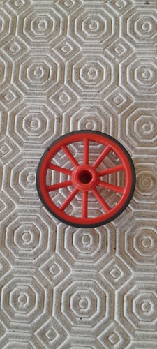 Roue rouge claire noir - rouge,