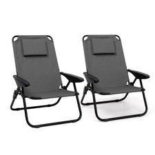 Lot de 2 chaises de plage