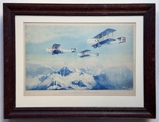 Evacuation of the Inhabitants of Kabul by the RAF- Original 1929 Lithograph