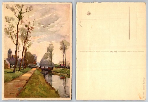 Dalle chemin du canal - du,