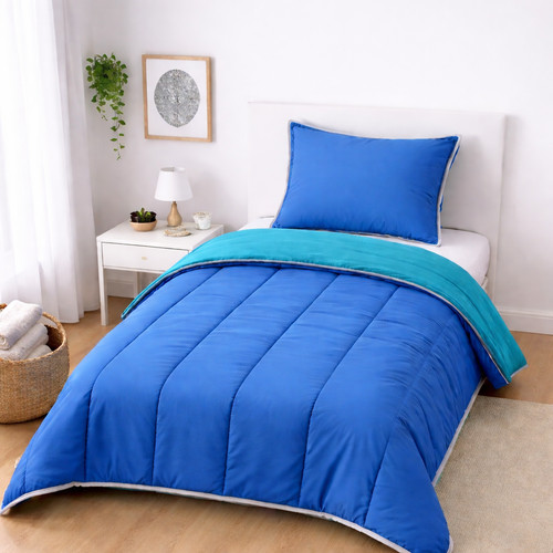 Couette bicolore légère - couette,