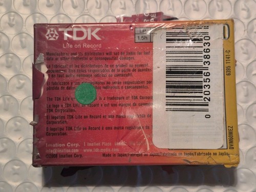 Cassette vierge minidv - minidv, tdk