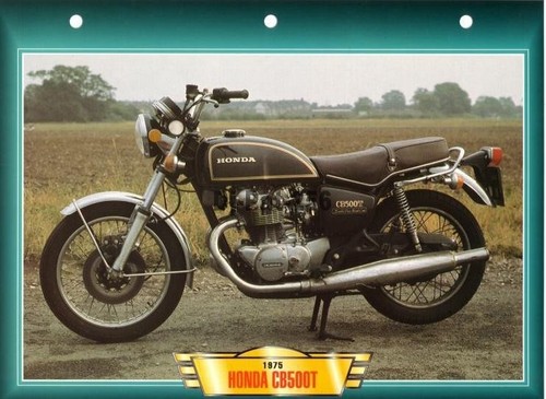 Fiche moto honda 500 t - fiche, :
