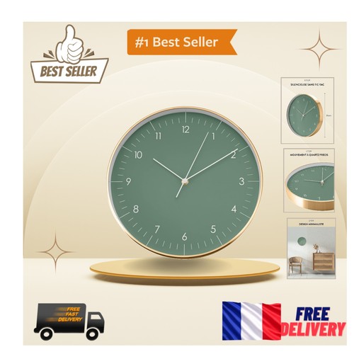 Horloge murale silencieuse - horloge,