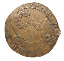 1639 Spanish Netherlands Jeton – Philip IV Antwerp Copper “Longing for Peace”