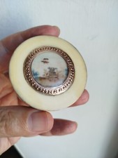 boite précieuse 18 ème colombes symbole mariage cerclage or 14 k