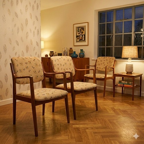 Chaises vintage hêtre teinté - chaises,