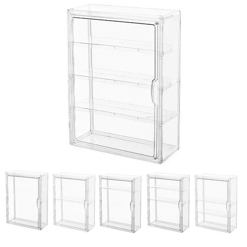 Glass display case for