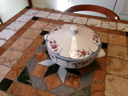 Ancienne soupière digoin - soupière,