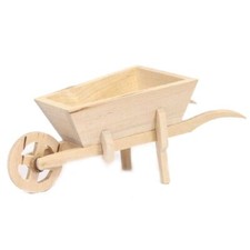 Chariot De Jardin Non Fini Outil De Travail Accessoire De Jardin En Bois Nu
