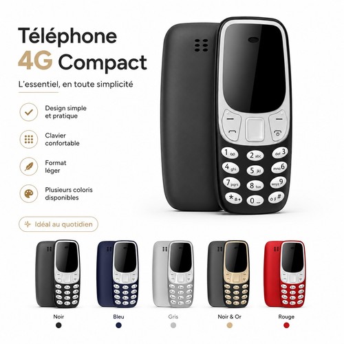 Téléphone mini touche 4g - a,