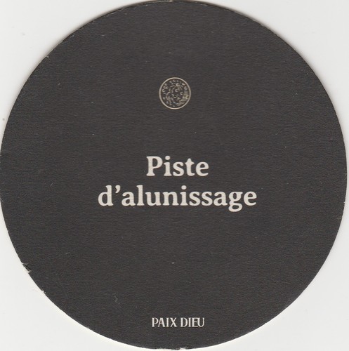 Sous bock paix - bock, dieu