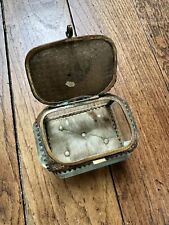 Napoleon III heavy beveled glass box