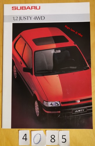 Subaru justy 4wd 5 - 4wd, &