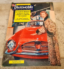 l'automobile n°106 - février  1955. salon de Bruxelles....