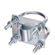 Support de montage de pince de mât d'antenne configuration de communication pou