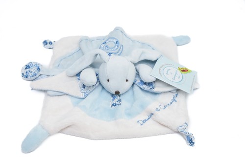 Doudou compagnie lapin plat - et,